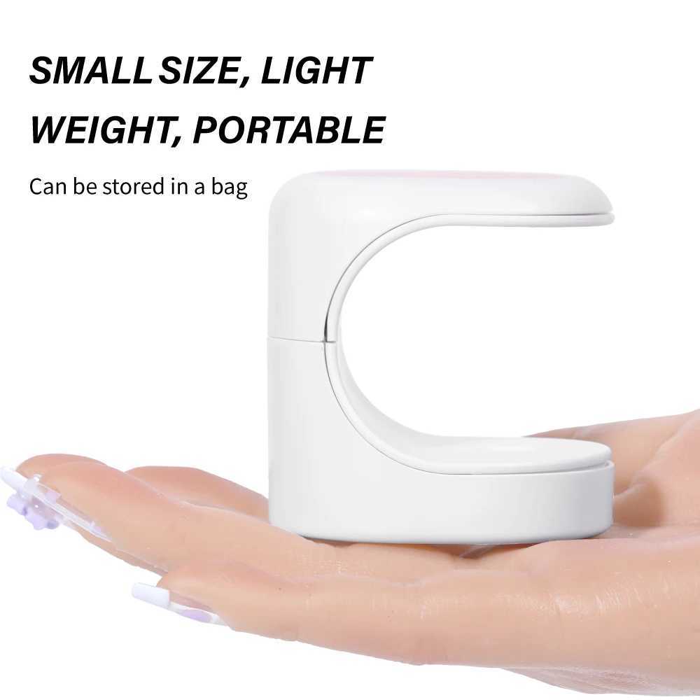 Mini Nail Dryer 30S Fast Dryer Lamp UV LED USB Lamp Manicure Egg Design Machine Single Finger Nail Art Tool Gel CuringCL240731