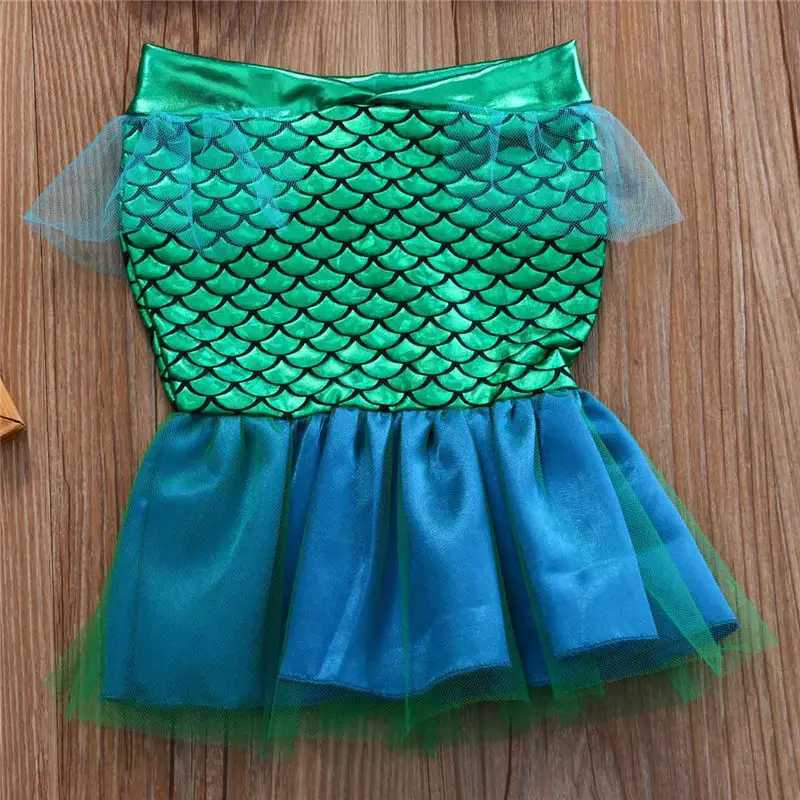Emmababy Fashion Toddler Mermaid Girl Princess Dresses Comfort Party Cosplay Costume Girls Outfits Dropship X250224