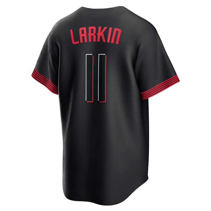 44 Elly De La Cruz Football Jersey Matt McLain Hunter Greene City Connect Jonathan India Tyler Stephenson Cincinnatti Reds Spencer Steer Barry Larkin 