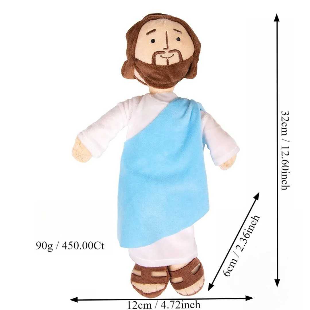 yesu new jesus plush doll thanksgiving gift doll spot jesus pillow Y240801
