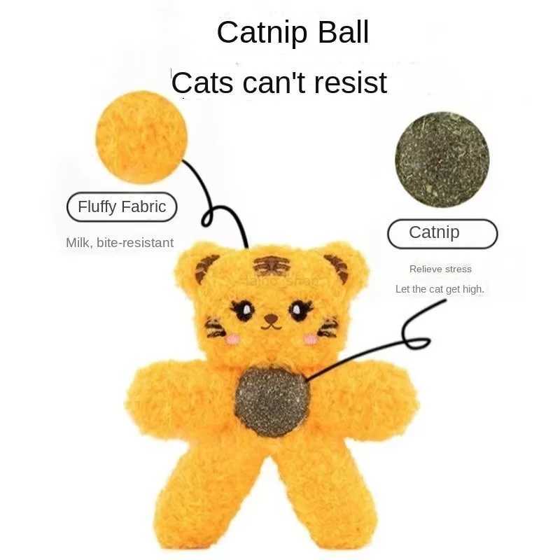 Cats Chew Toys Cute Catnip Toy For Pets Cute Cat Toys For Kitten Teeth Grinding Cat Plush Thumb Pet AccessoriesXJ240801