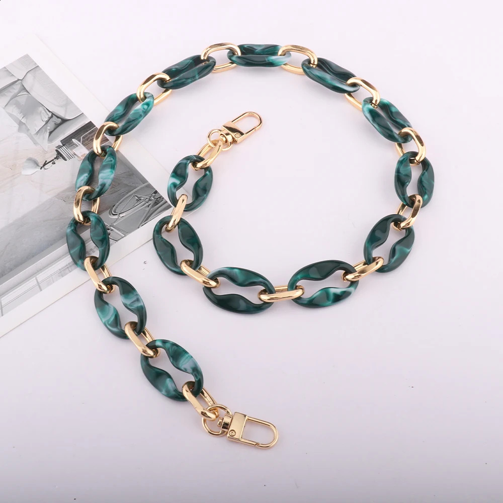 Acrylic Chain Resin Bag Fish Bone Handmade Shoulder with Hanging Neck Jewelry Accessories 240731