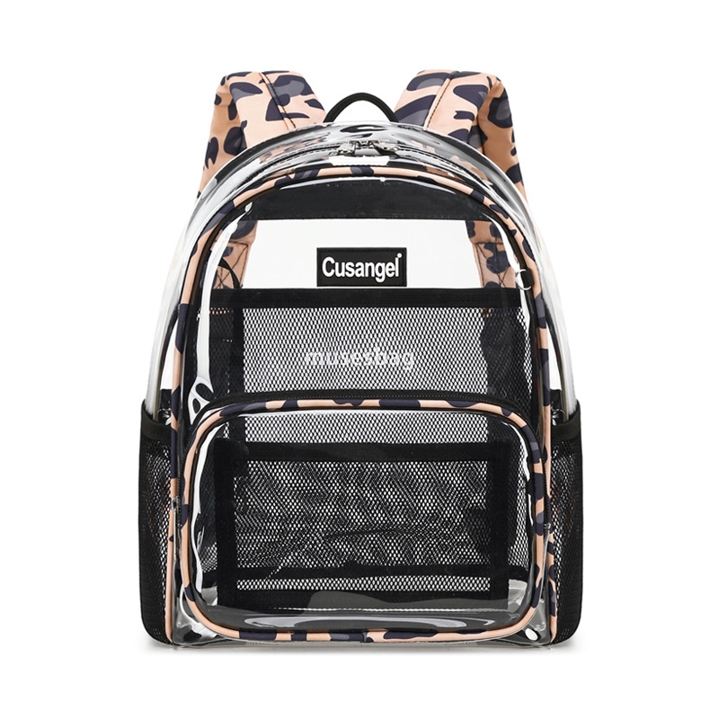 New transparent backpack ladies Amazon fashion Jelly backpack Environmental protection TPU simple student bag