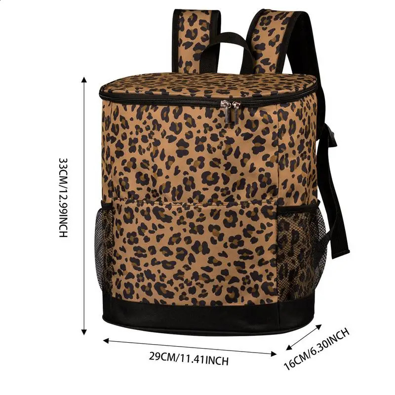 Cooler Backpack Leak Proof Thermal Bag Backpack Coolers Large Capacity Lunch Backpack 16 Can Thermal Bag Insulation Cooler Keeps 240819