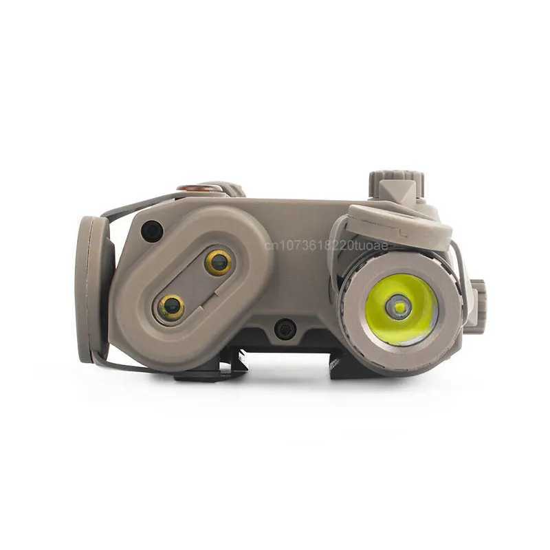 PEQ-15 Visible Red/Green Laser + IR Laser + LED White Flashlight Full Functional for 20mm Rail Tactical Hunting Rifle Gun B240801