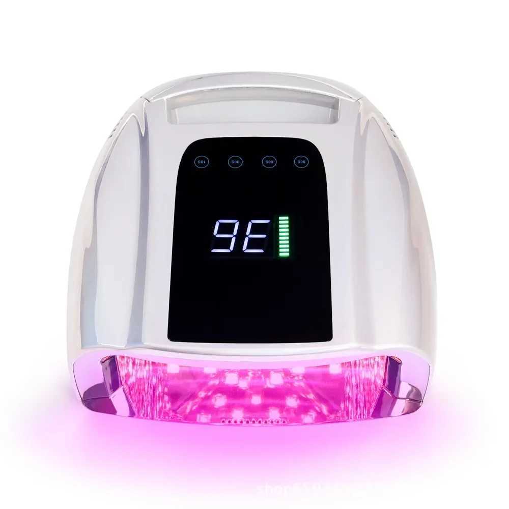 96W Wireless Nail Dryer Rechargeable UV Nail Lamp Dryer for Gel Polish Professional Nail Art Manicure Tools for HomeCL240731