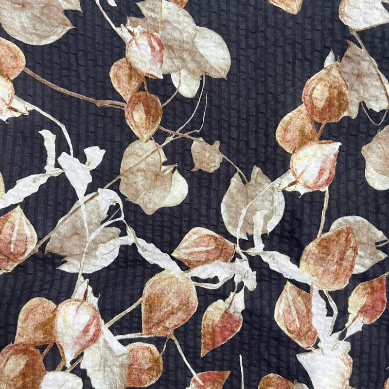 Clothing fabric factory direct supply 60S combed high quality cotton woven salt shrinkage wrinkle digital printing fabrics