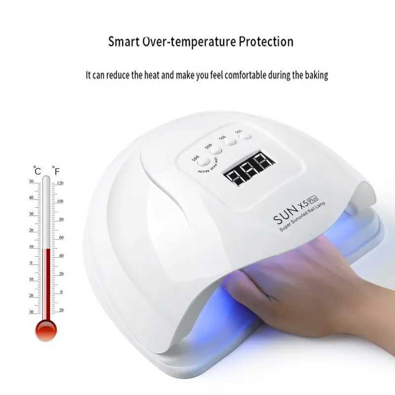 Sun X5 Plus UV LED Lamp For Nall Manlcure 36 LEDS Professlonal Gel Pollsh Drylng Lamps Wlth Tlmer Auto Sensor Equlpment ToolsCL2400806