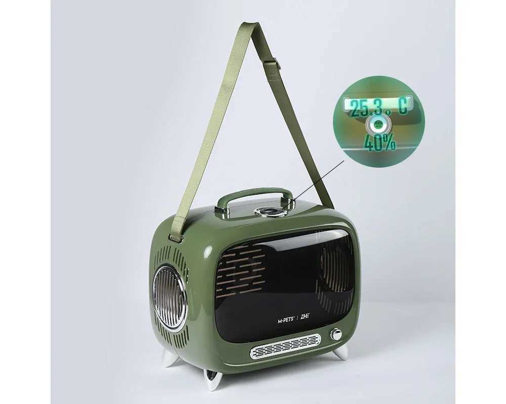 TV Cat Bag for Pets Pet Carrying Bag Ventilated Bag Large Cat Cage Transportation Tool Transparent BackpackM240731