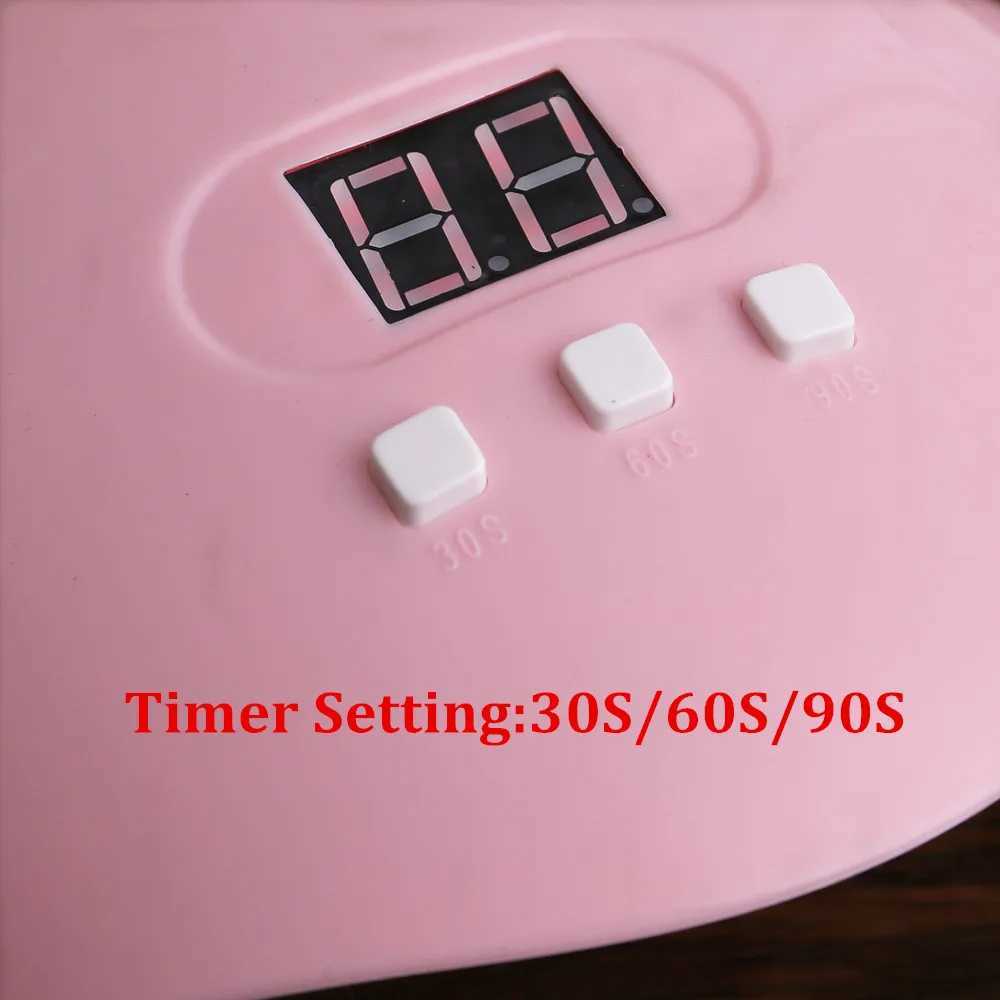 Hot Nall Dryer Machlne Portable USB Cable Home Use Nall Lamp For Drylng Curlng Nalls Varnlsh wlth 18pcs Beads UV LED LampCL2400806
