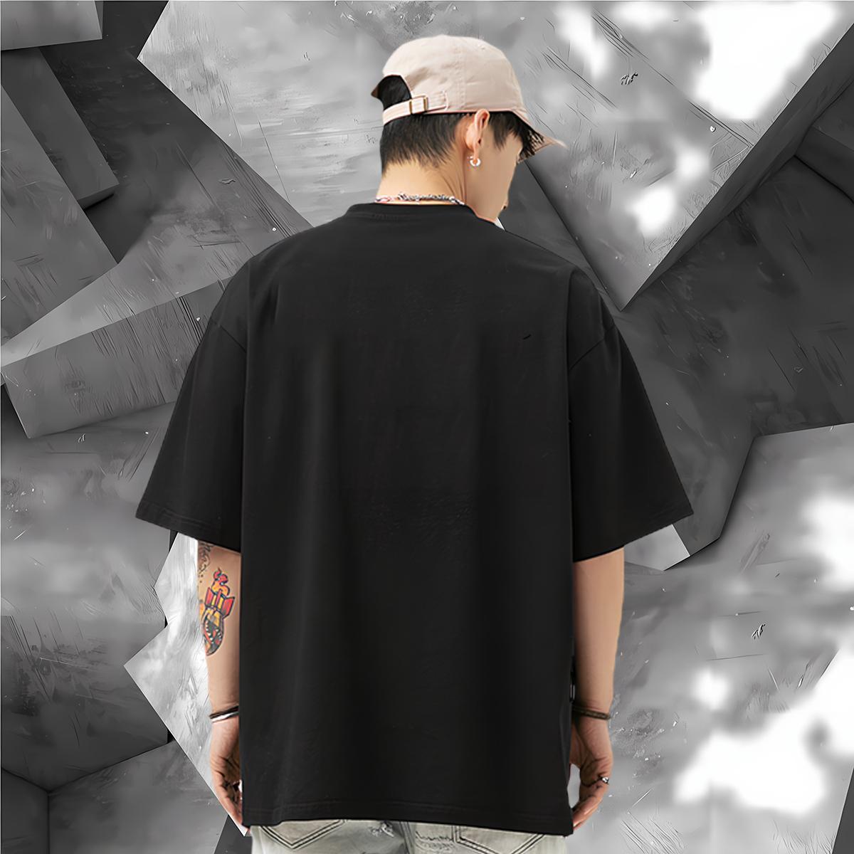 Classic Tshirt for Man Woman pumpkin Summer Casual 230g Cotton Clothes Breathable Soft Loose Fit T Shirt For Man Oversized 4XL