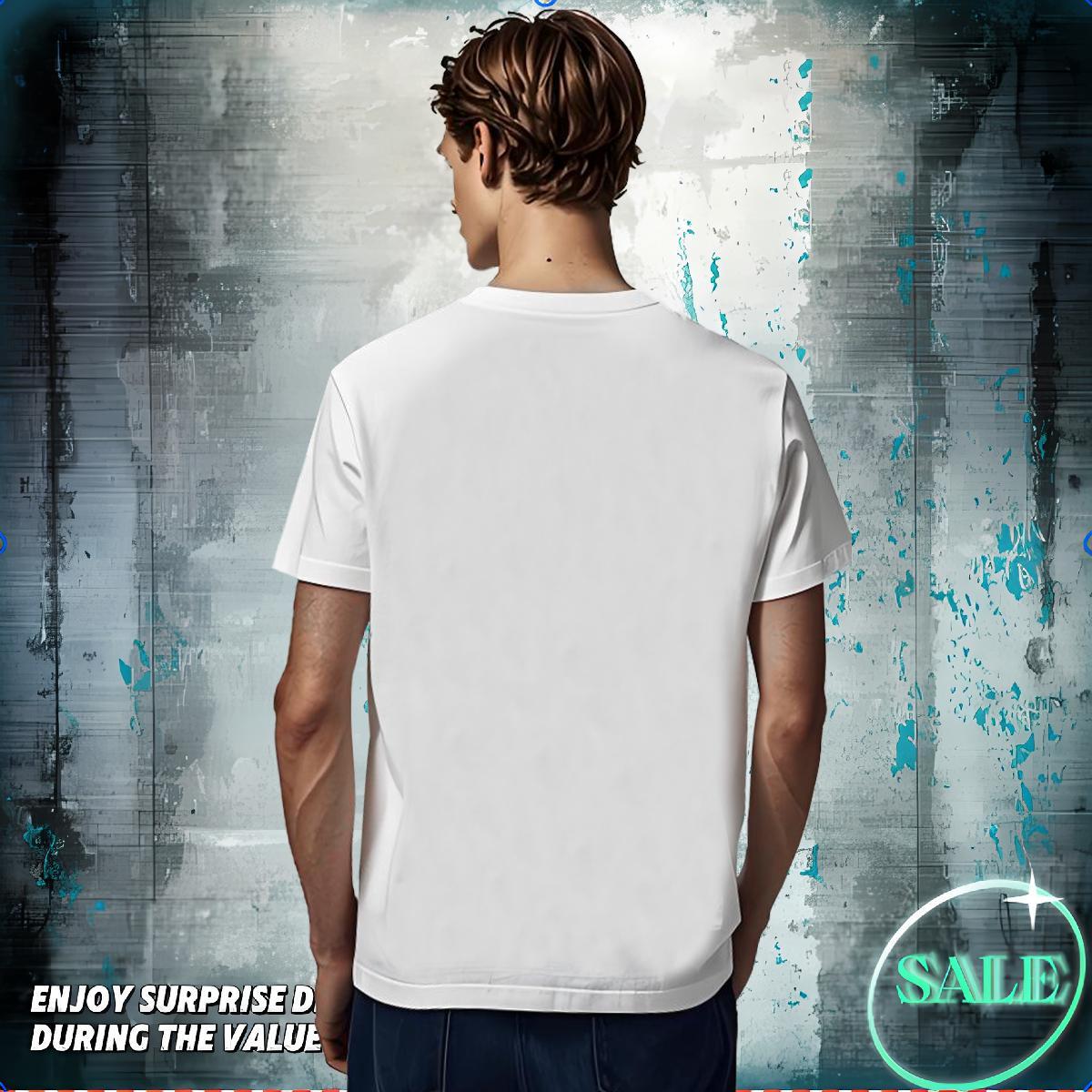 Fashion Casual T-Shirts 230g Pure Cotton mushroom Beach Polos Round Neck Short Sleeve Unisex Mens Tshirts Oversized