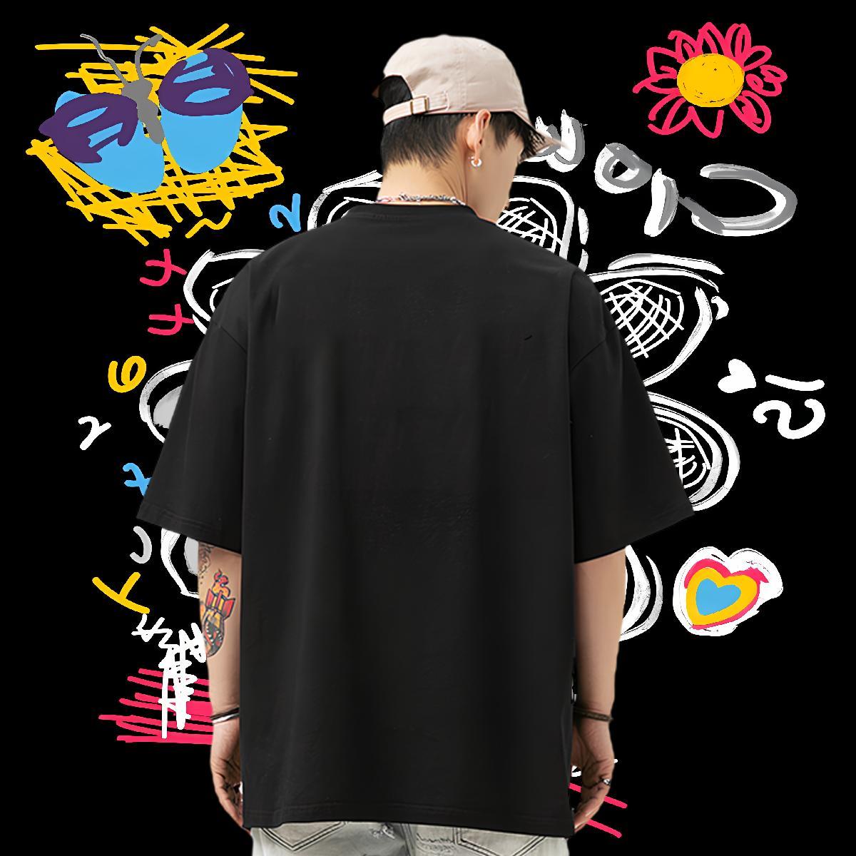 New Arrival Man T Shirts 100% Cotton 230g elephant Street wear Hip Hop Tees Breathable Cool Design Mens Tshirts Cartoon Print