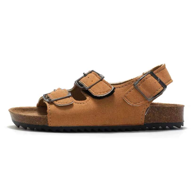 24 Kids Toddler Shoes Child Sizes Pu Leather Sandals Boys Girls Youth Summer Flat Sandal Anti Skid Beach Bath Outdoor Running Slides Slipper z250708U9