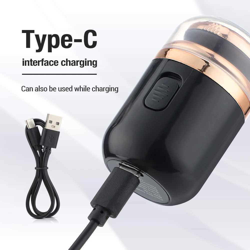 Mini Electric Shaver for Men Razor Portable Travel Hair Trimmer Electric Beard Scraper Knife Painless Shaving USB Rechargeable W250625