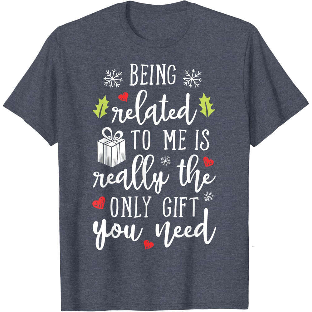 T shirt Mens Being Related To Me Funny Christmas Family Xmas Pamas Gift Short Sleeve T-Shirt shirts tshirt graphic tee Casual tops summer clothes Free
