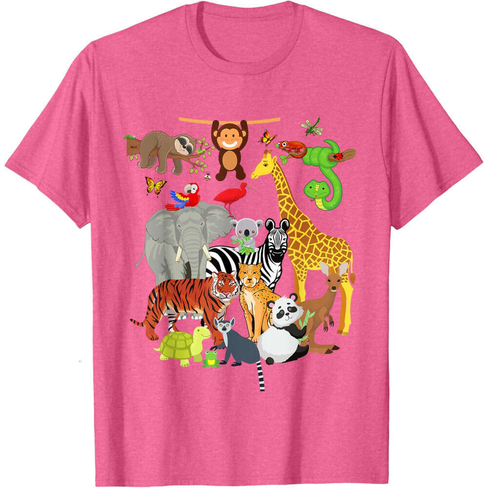 T shirt Mens Wildlife Birthday Party Zoo Day 26 Animals T-Shirt shirts tshirt graphic tee Casual tops summer clothes Short sleeve Free shipping