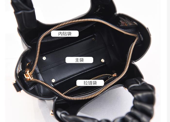 Weave handle Floral PU Leather Embroidery Women Handbags Brand Fashion Designer Ladies Bag Shoulder White Female Handbags