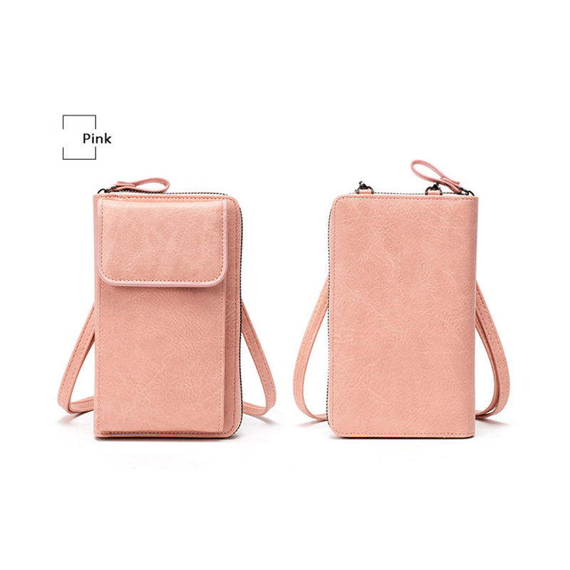 Fashion Ladies Small Crossbody Messenger Bags for Women Shoulder Bag Phone Wallet Mini PU Leather Card Holder Female Purse