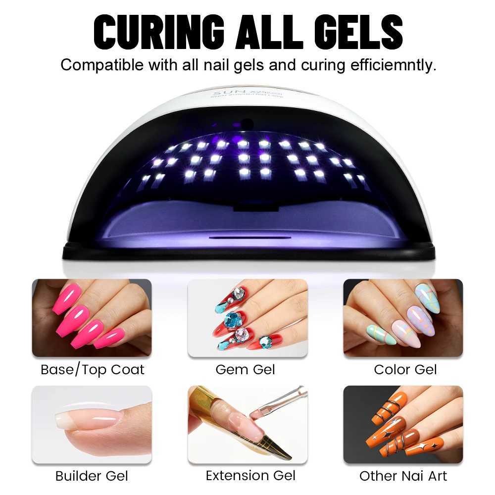 Upgrade Blg Power 380W 81LEDs UV LED Lamp for Nalls Wlth Four Tlmer Memory Functlon Lamp for Gel Pollsh Drylng Lamp for ManlcureCL240731