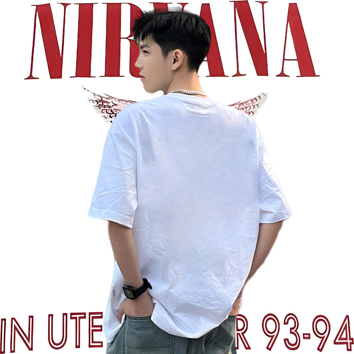 Casual New Men Tees halloween High Street Hip Hop 230g 100% Cotton Wear Breathable Short Sleeve Comfortable Man T Shirts DIY Anime