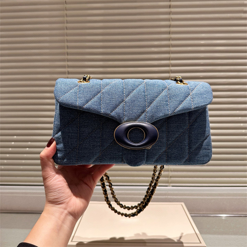 2024 New Designer Denim Bags Tabby Tote bag For Women Men Luxury Waist Bag OTabby Cross Body Handbag All Black Fashion Shoulder Bag Classic Bum Pack Purse Crossbody Bag