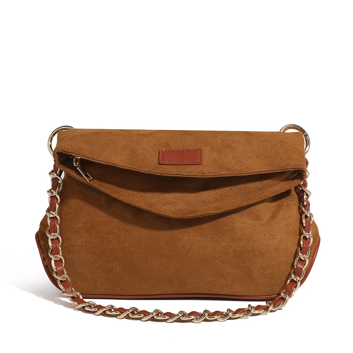 Brand Designer Chain Suede Women's Shoulder Bag Fashion Versatile Crossbody Bag Small Wing Handbag 2023 Trend