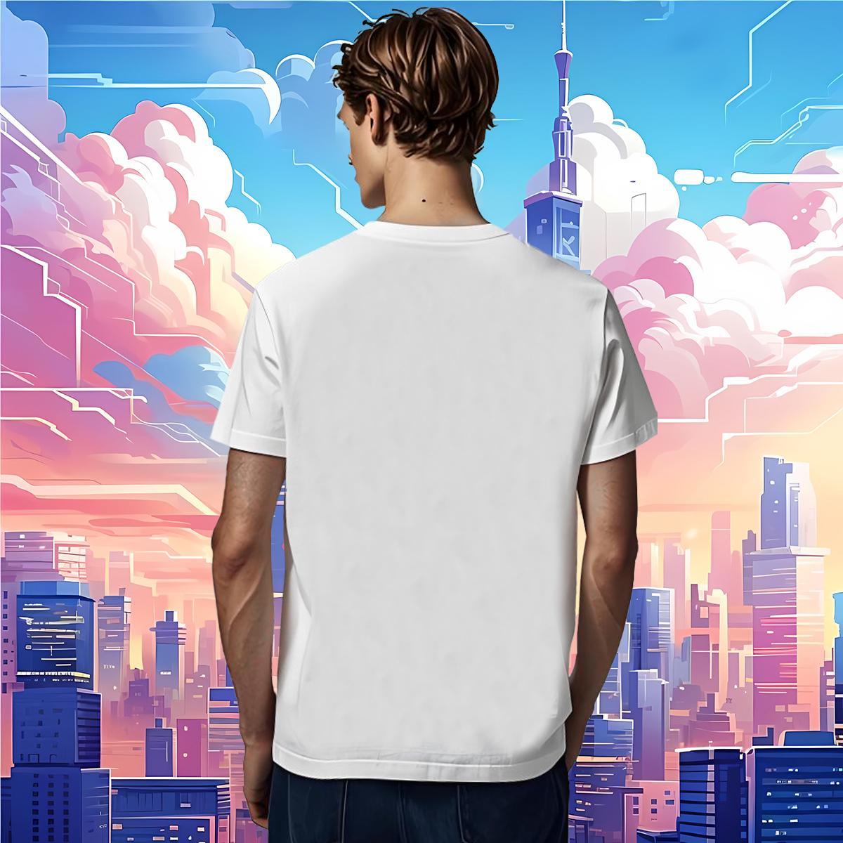 T Shirt For Man 100% Cotton 230g Lines Sport Breathable Short Sleeve DIY Logo Oversized Tshirt for Man Woman 2024 Summer TOP Quality Clothings
