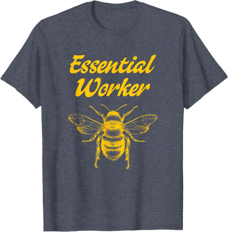 T shirt Mens Funny Beekeeping Beekeeper Honey Bees Environmental T-Shirt shirts tshirt graphic tee Casual tops summer clothes Short sleeve Free shippi