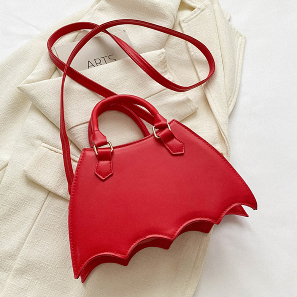 Ladies Small Shoulder Bag Bat Wing Crossbody Bag Creative Chic PU Leather Fashion Halloween Props Outdoor Shopping Bags