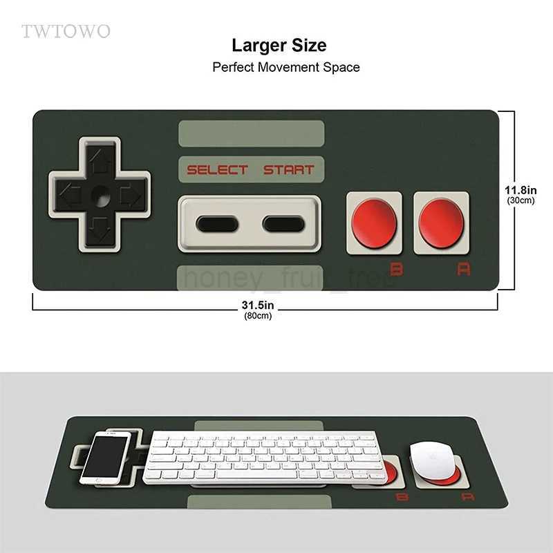 Gamepad Mouse Pad Gaming XL Custom HD Home Mousepad XXL MousePads Desk Mats Carpet Office Soft Office Accessories Mouse MatsM240802