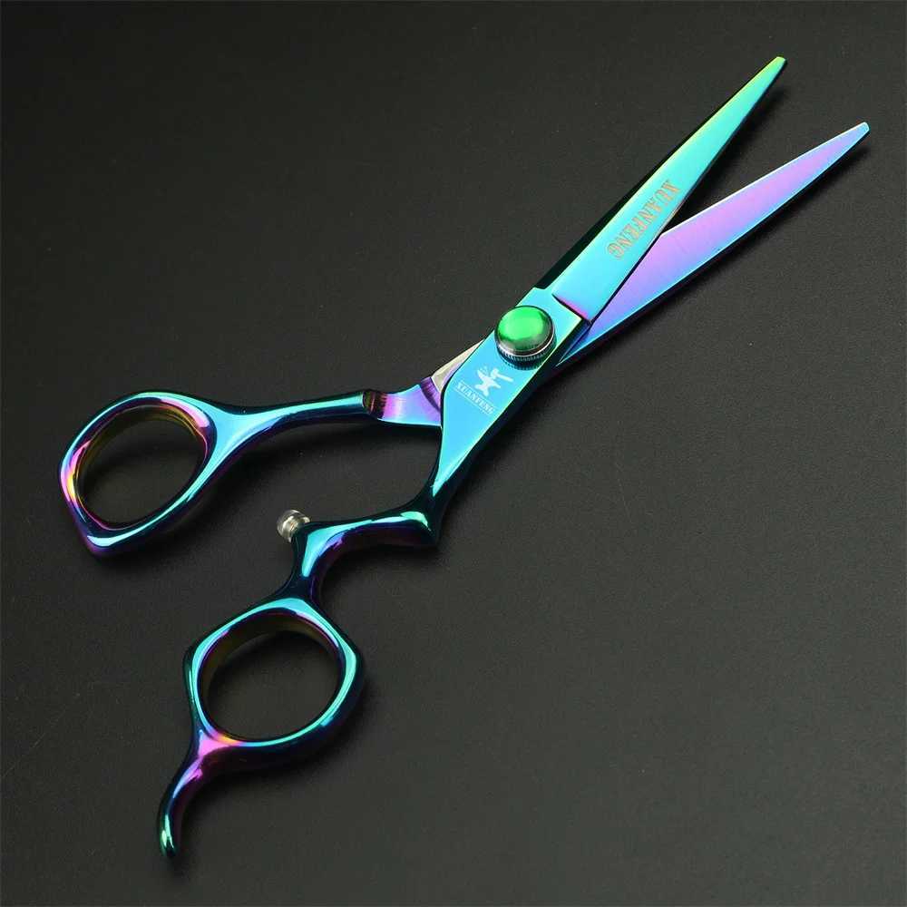 New Arrival Aurora Professional Barber 6-inch Japanese 440C Steel Barber Cutting and Slimming Barber Z241213