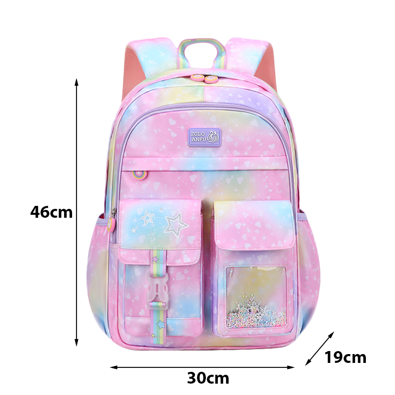 Cute Children School Backpack For Girls Waterproof School Bag Princess Students Backpack Teenager Schoolbag