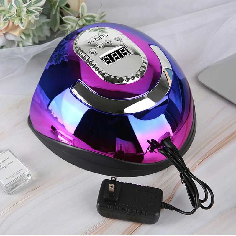 MAX UV LED Nail Lamp for Manicure Gel Polish Drying Machine with Large LCD Touch 66LEDS Smart Nail Dryer Sun S5CL2400806