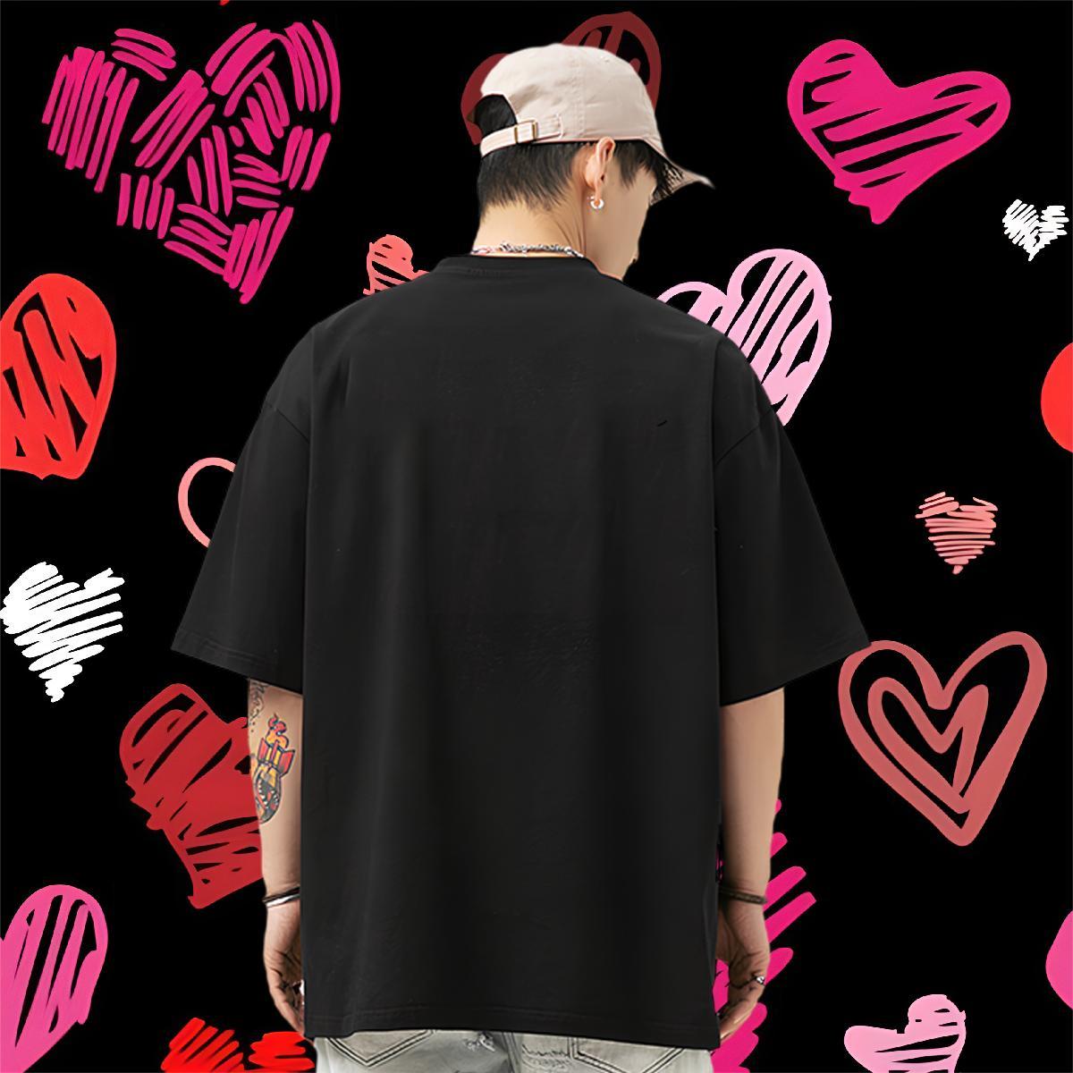 Casual New T Shirt For Man 230g Cotton halloween Outdoor Tees Breathable Crew Neck TOP Quality Men Tops Tees Custom Print Plus Size