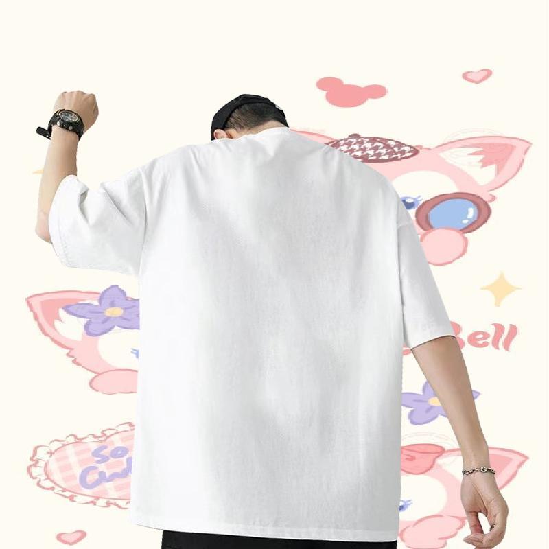 New T Shirts Men 230g Cotton halloween Home Outdoor Polos Breathable Soft Cool Tshirt for Man Woman Black White