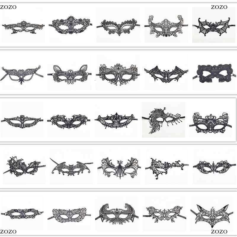 Sexy Lace Mask Women Eye Masquerade Halloween Party Masks masked ball Cosplay masque Venetian Costumes Carnival half face Mask