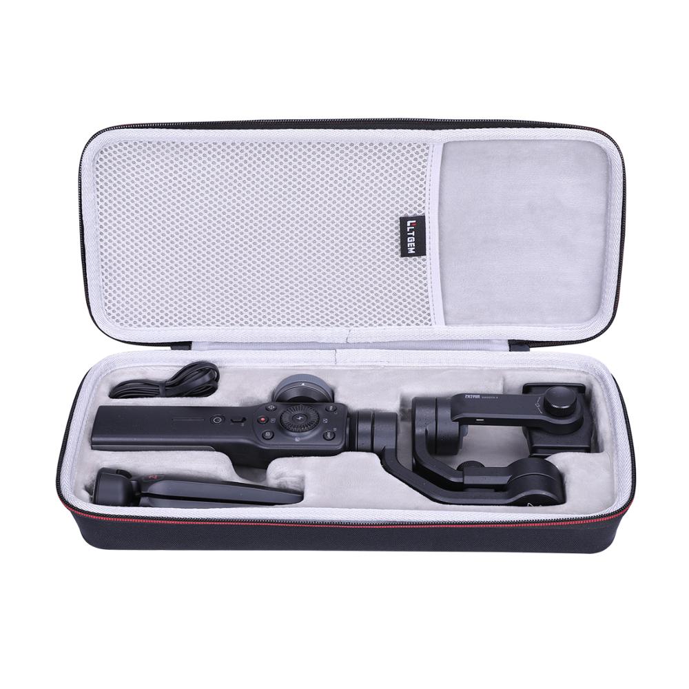 LTGEM Black EVA Hard Case for Zhiyun Smooth 4 3-Axis Handheld Gimbal Stabilizer YouTube Video Vlog Tripod,(Only Case)