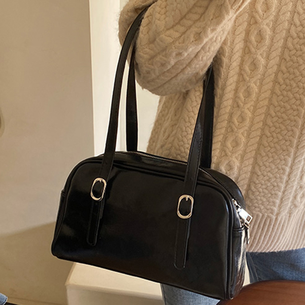 Women's 2023 Brand Designer Zipper Small Handbags Lady Fashion Sling Shoulder Bag PU Leather Casual Hobo Tote Bags