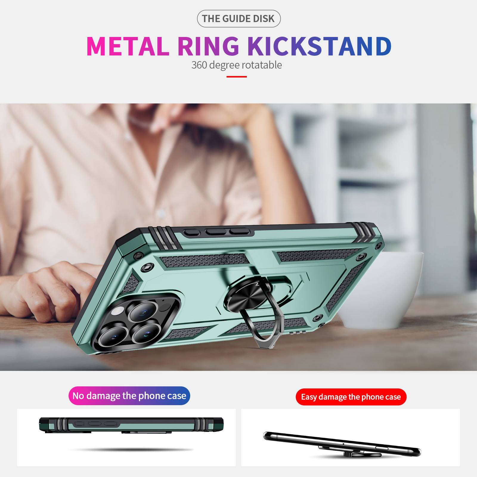 Shockproof Phone Cases For Iphone 17 Air 16E 16 15 14 13 12 11 Pro Max Samsung Galaxy S25 Ultra S24 Plus S23 FE S22 A06 A16 A36 A17 Hybrid Armor Case 