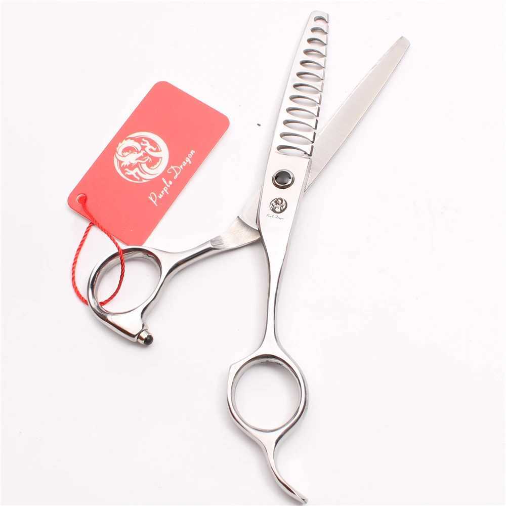 New Arrival 6 16cm Purple Dragon 8/12/14/18 Teeth 440C Z2004 Hair Removal Products Thin Cutting Professional Scissor Styling Tool Z241213
