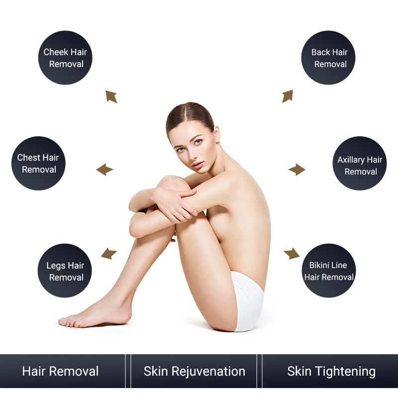 High Quality Alexandrite Laser 808nm Diode Laser Hair Removal Machine 4 wavelength