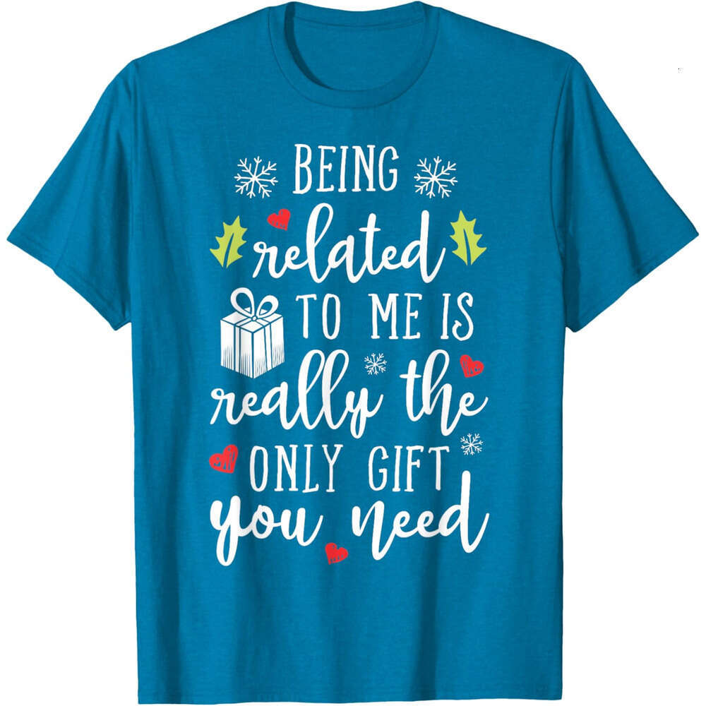 T shirt Mens Being Related To Me Funny Christmas Family Xmas Pamas Gift Short Sleeve T-Shirt shirts tshirt graphic tee Casual tops summer clothes Free