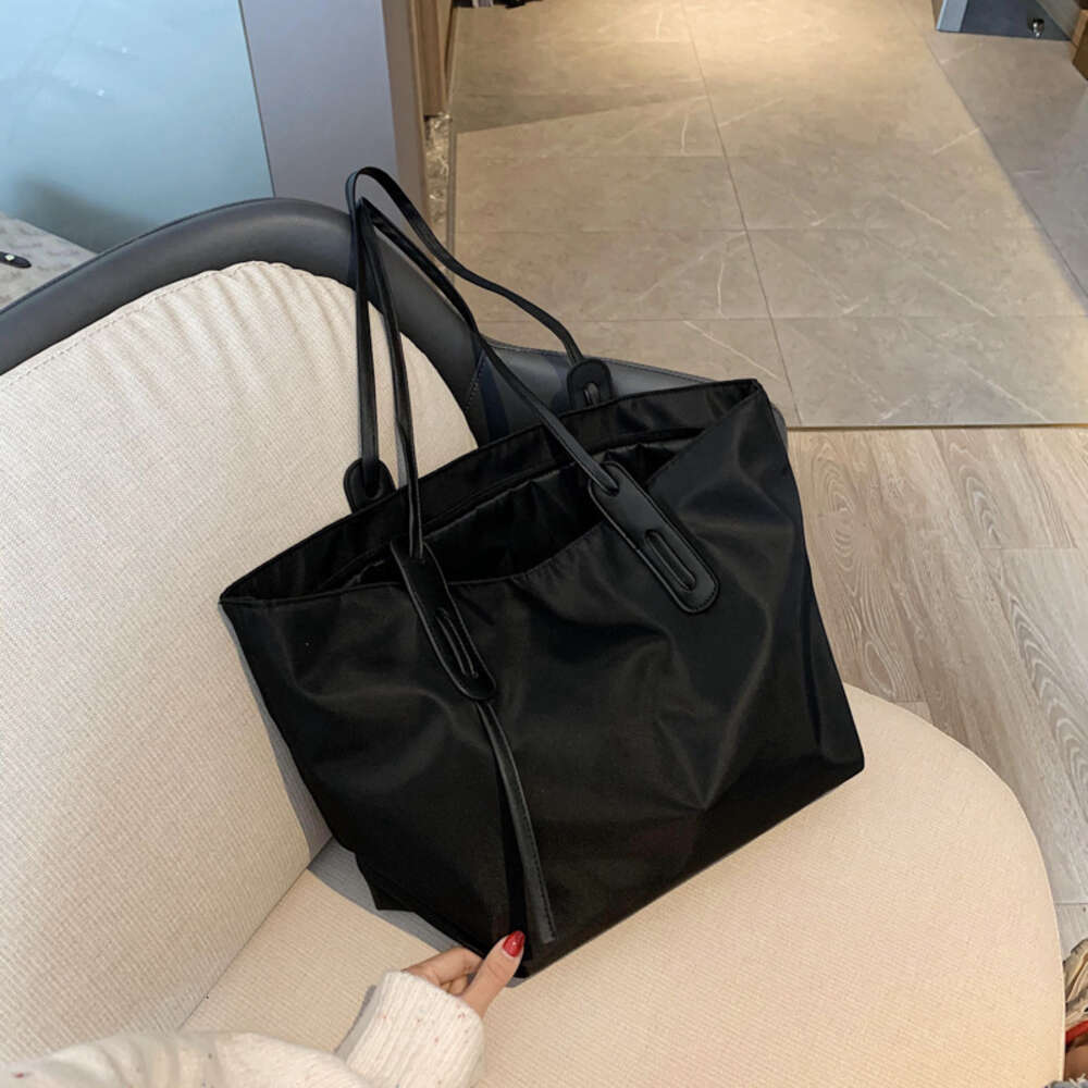 Versatile Ins Large Capacity for Women 2024 New Fashionable and Casual Simple One Shoulder Handheld Tote Bag H82#25 ddmy b3ab