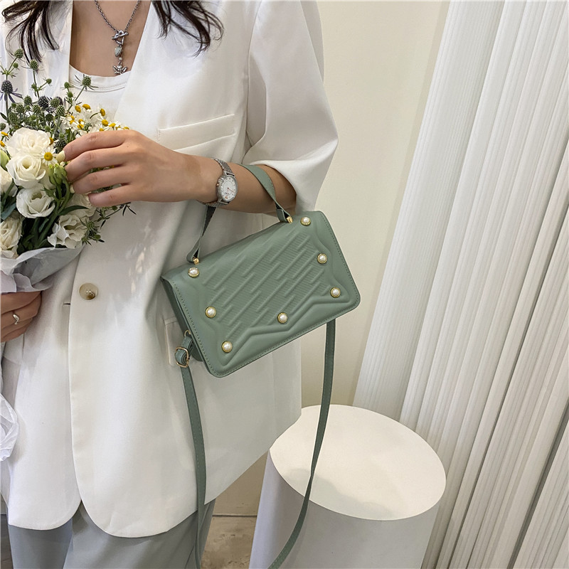 TRAVEASY Casual Square Pear Shoulder Bags for Women Korean Version Fashion Female Crossbody Bag Thread Hasp Sac A Main Femme