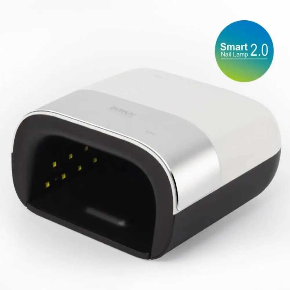 SUNUV SUN3 Nail Dryer Smart 2.0 48W UV LED Lamp Nail with Smart Timer Memory Invisible Digital Timer Display Nail Drying Machine Y240801