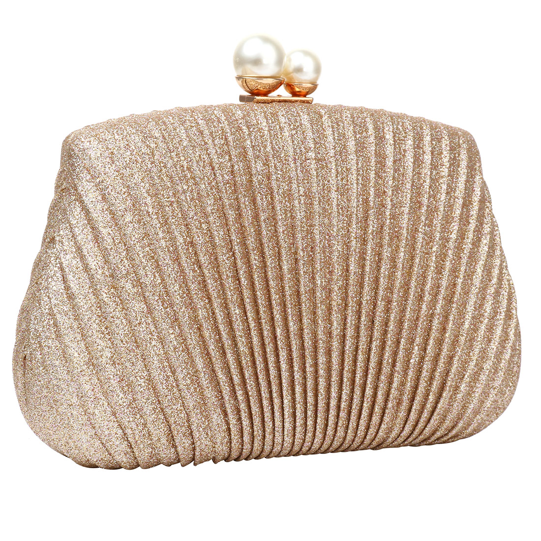 YYW Noble Pearl Clutch Bag Bright Handbag Coin Purses Evening Clutch Bags Wedding Party Shoulder Bags Sac Mariage Femme Soiree