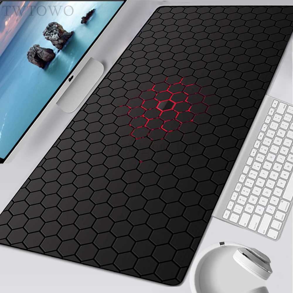 Mouse Pad Gamer New XXL Home Desk Mats Mouse Mat MousePads Grid Honeycomb Anti-slip Office Laptop Gamer Carpet Desktop Mouse PadM240802