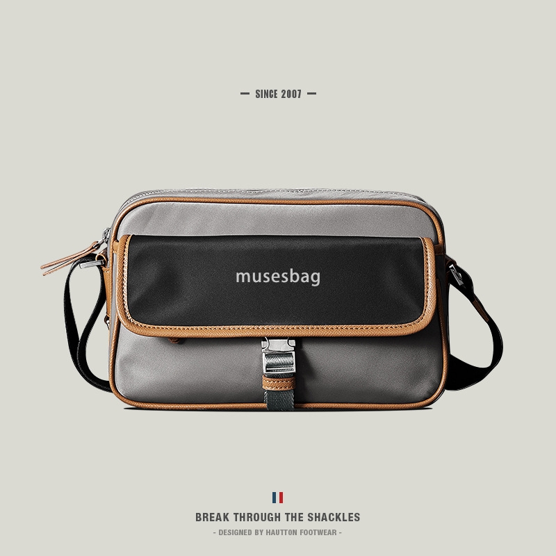 New autumn and winter shoulder bag casual small backpack men's crossbody bag men's bag canvas men's bag versatile and trendy