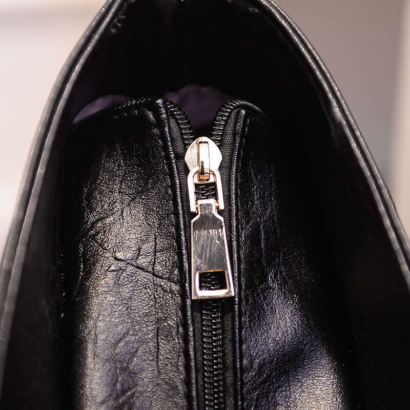 Solid Portable Shoulder Color Antique Woven Fried Dough Twists Leather Lady Tote Shopping Fashion Tassel Pendant Internal Zipper Pocket Bag